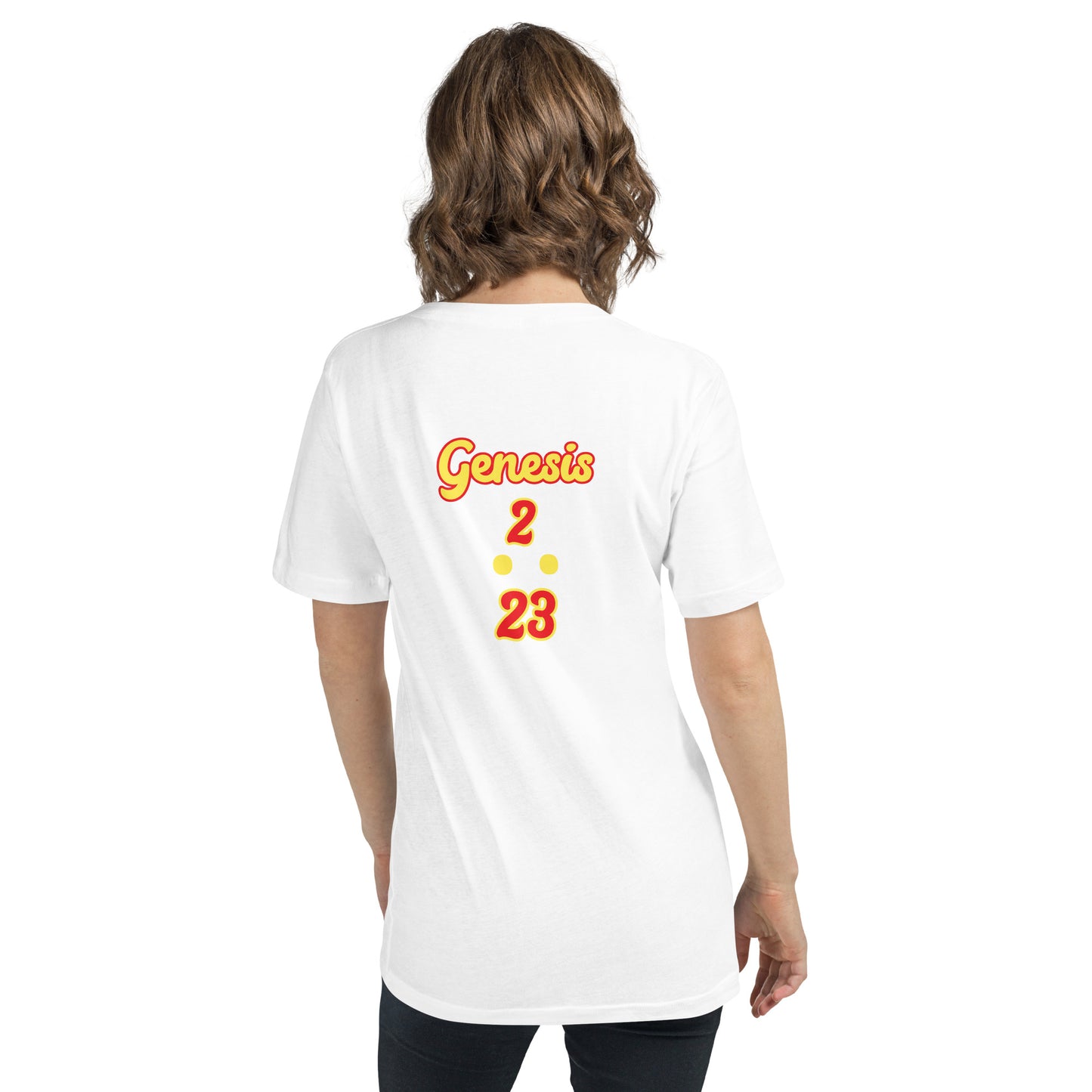 Unisex Short Sleeve V-Neck T-Shirt