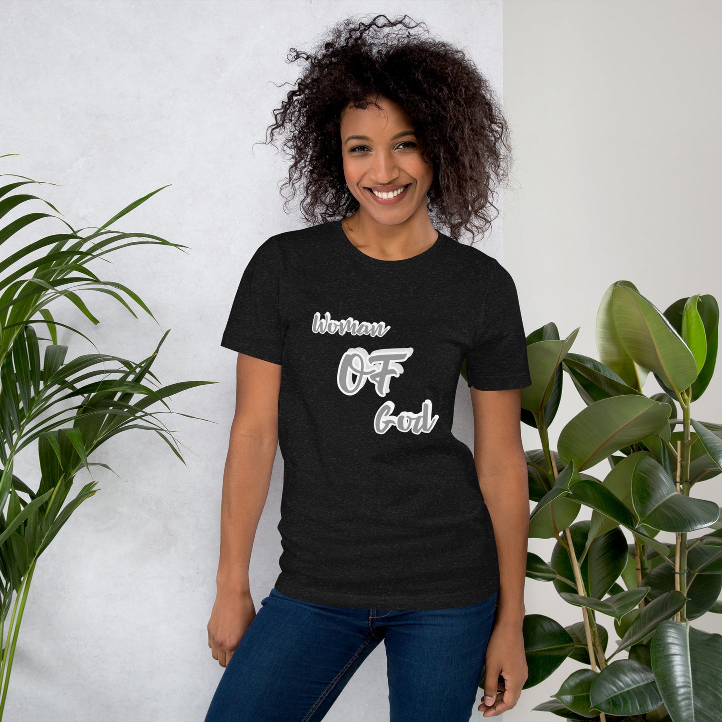 Unisex t-shirt WOMAN "OF" GOD [Genesis 2:23]