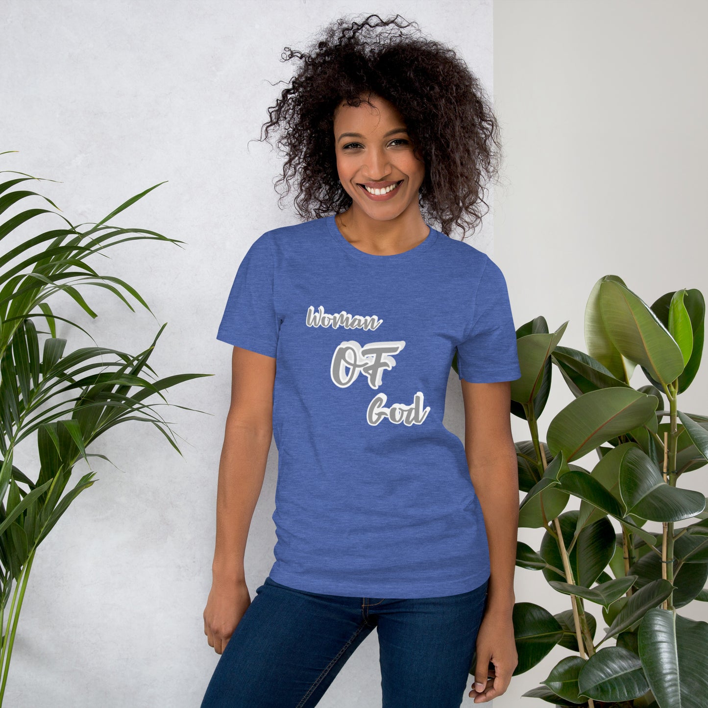 Unisex t-shirt WOMAN "OF" GOD [Genesis 2:23]