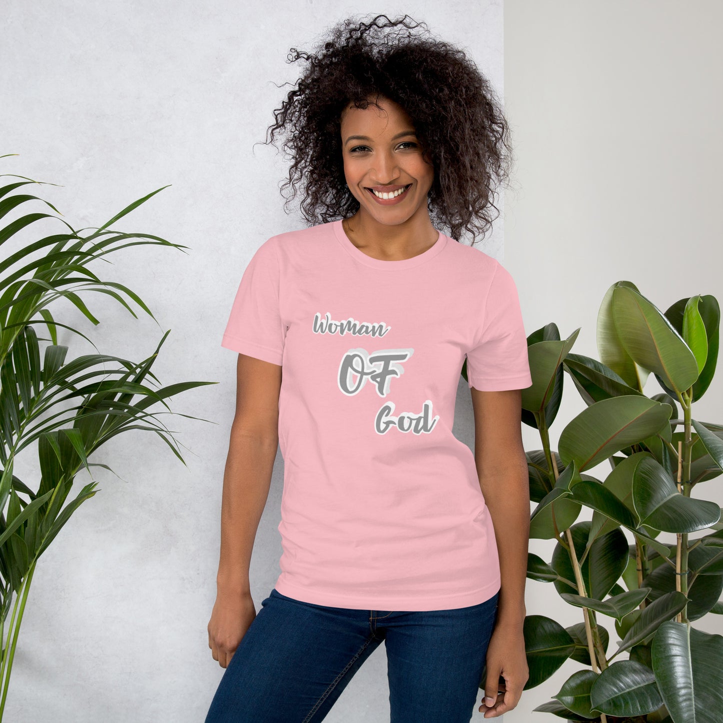 Unisex t-shirt WOMAN "OF" GOD [Genesis 2:23]