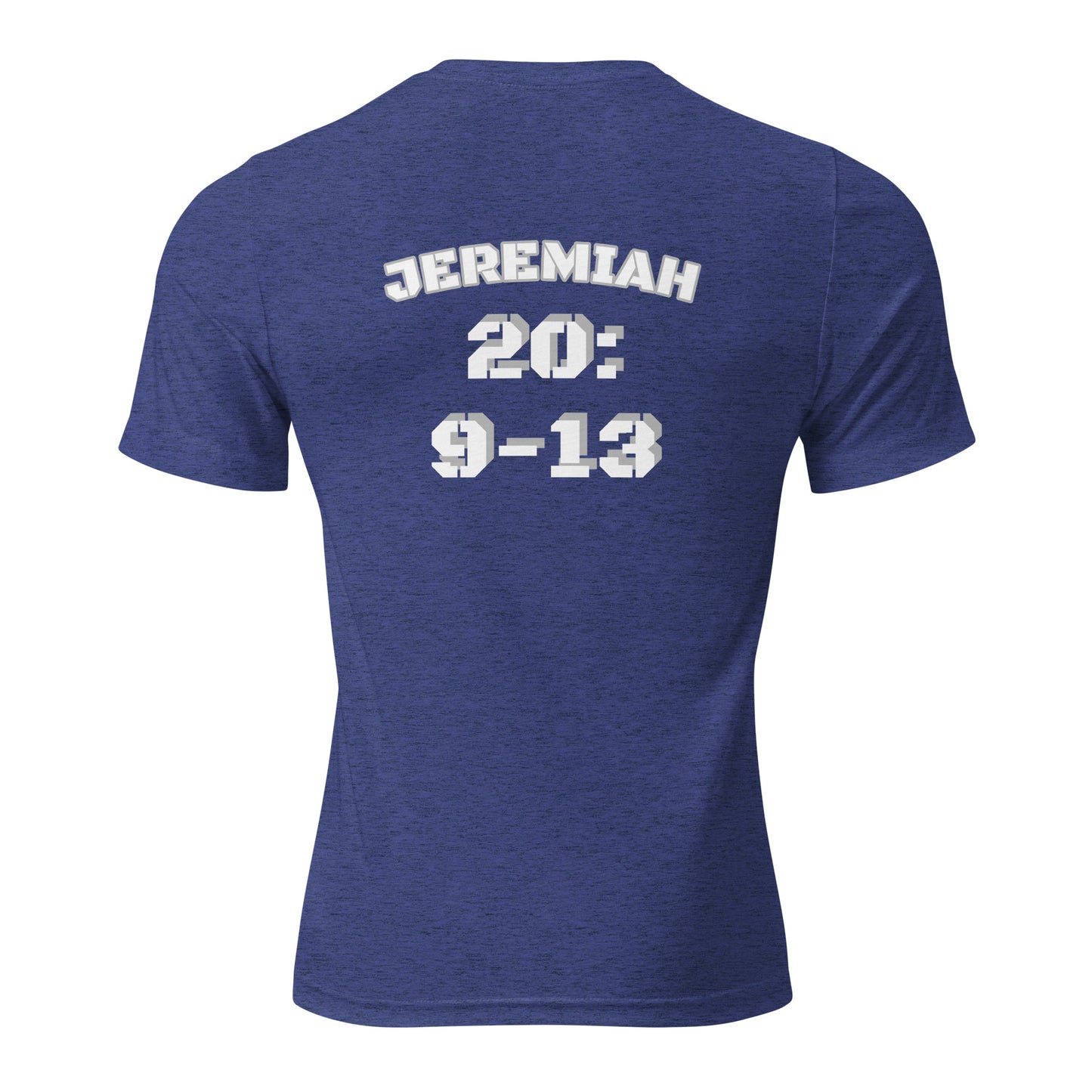 Short sleeve t-shirt  "FIRE UP FOR JESUS" [Jeremiah 20:9-13]