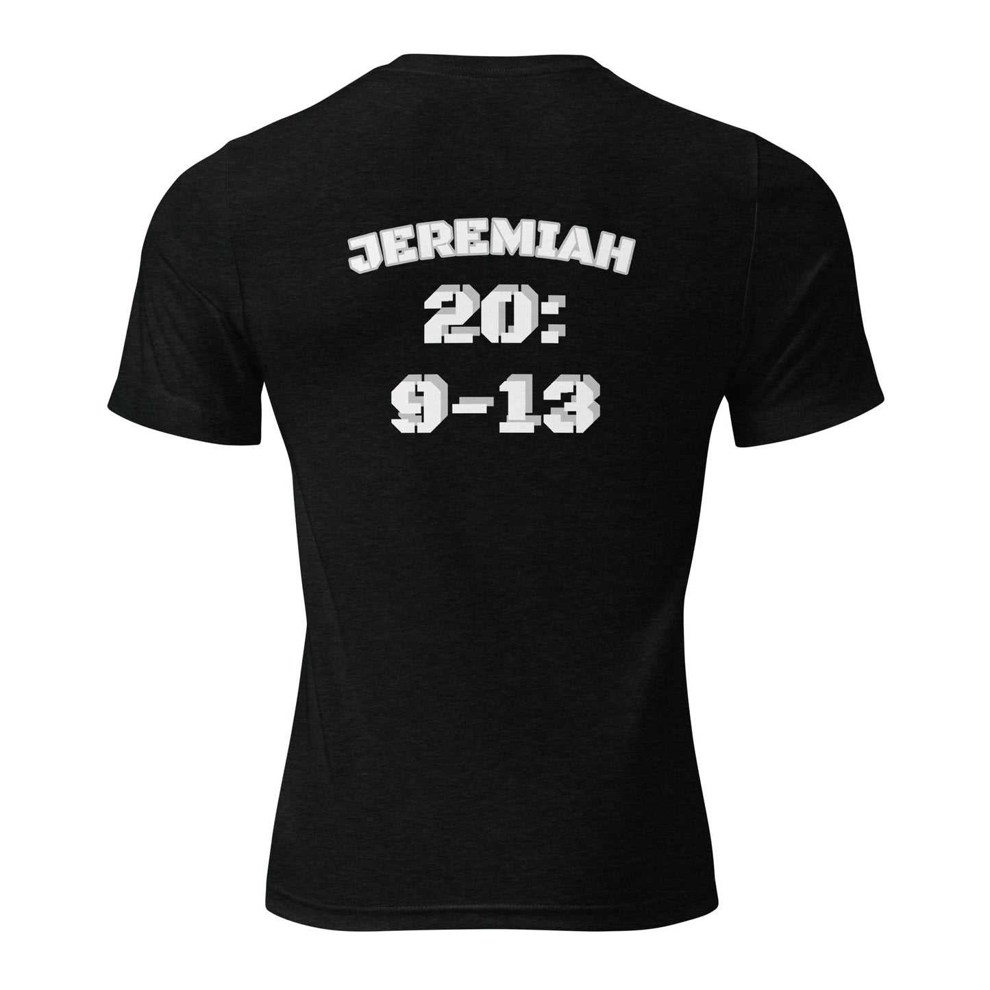 Short sleeve t-shirt  "FIRE UP FOR JESUS" [Jeremiah 20:9-13]