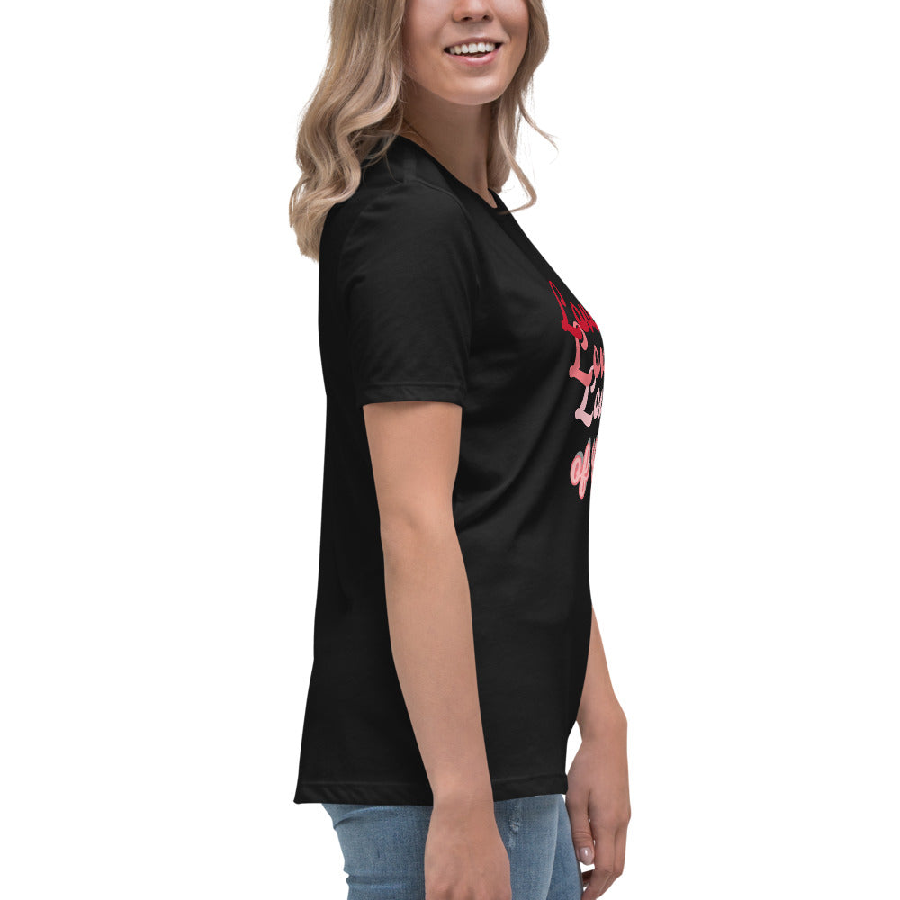 Women's Relaxed T-Shirt "LOVE OF GOD" [Romans 8:39]