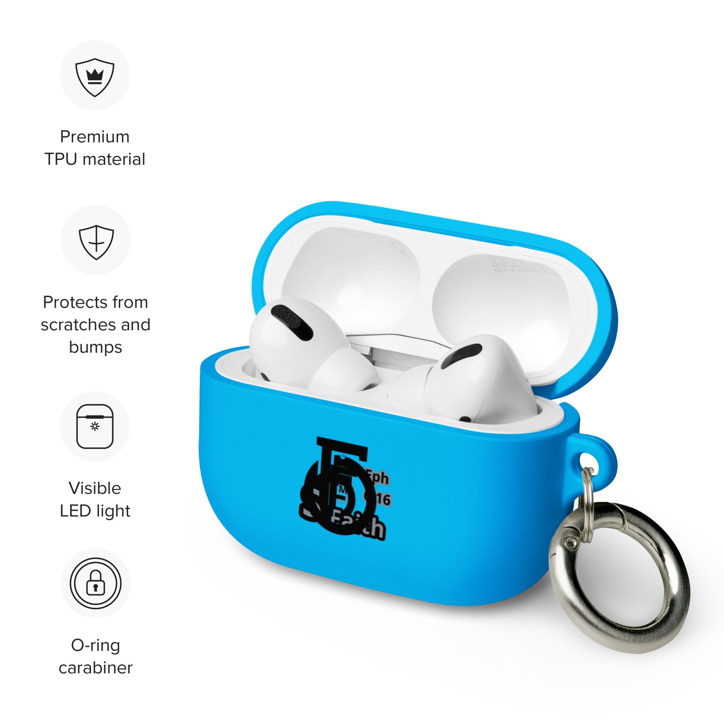 AirPods case Shield "OF" Faith [Ephesians 6:16]