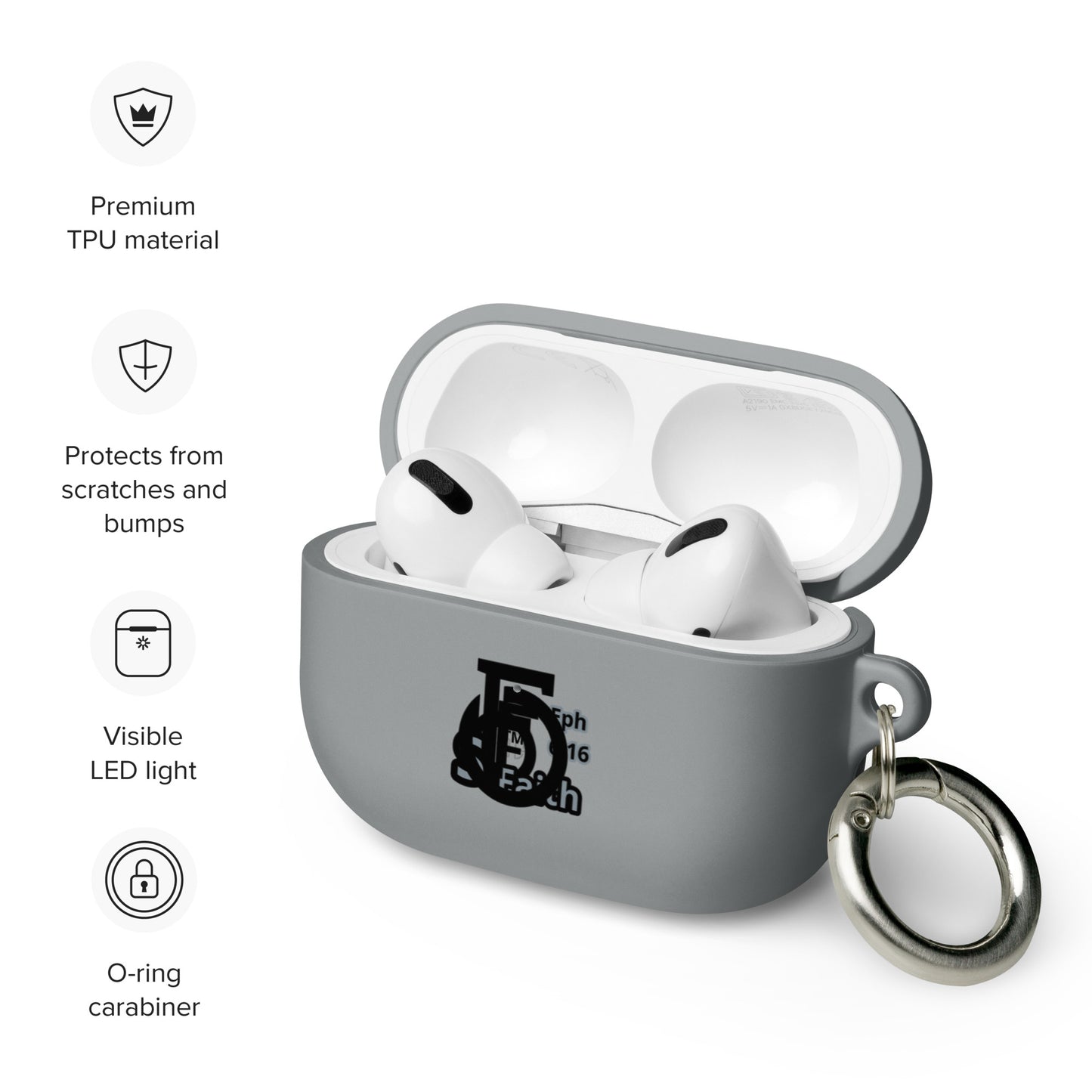 AirPods case Shield "OF" Faith [Ephesians 6:16]
