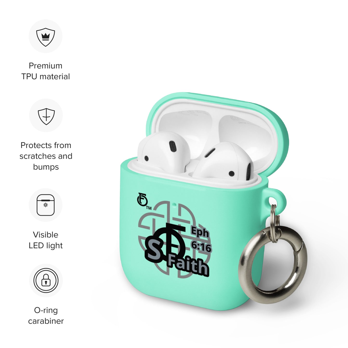 AirPods case Shield "OF" Faith [Ephesians 6:16]