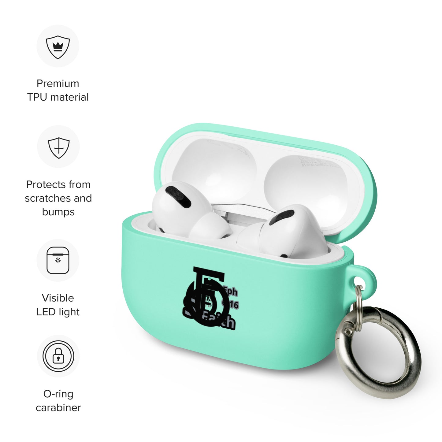 AirPods case Shield "OF" Faith [Ephesians 6:16]