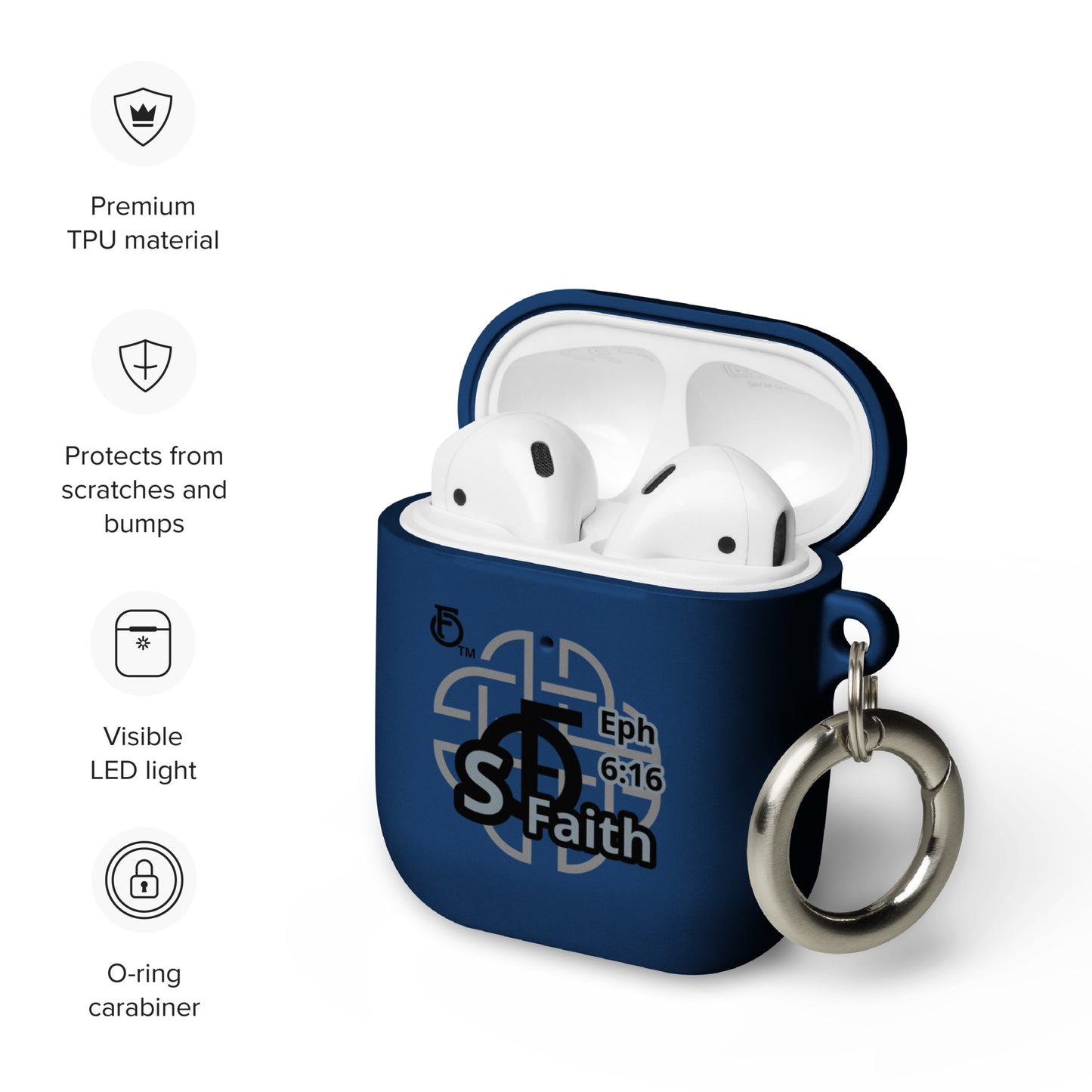 AirPods case Shield "OF" Faith [Ephesians 6:16]