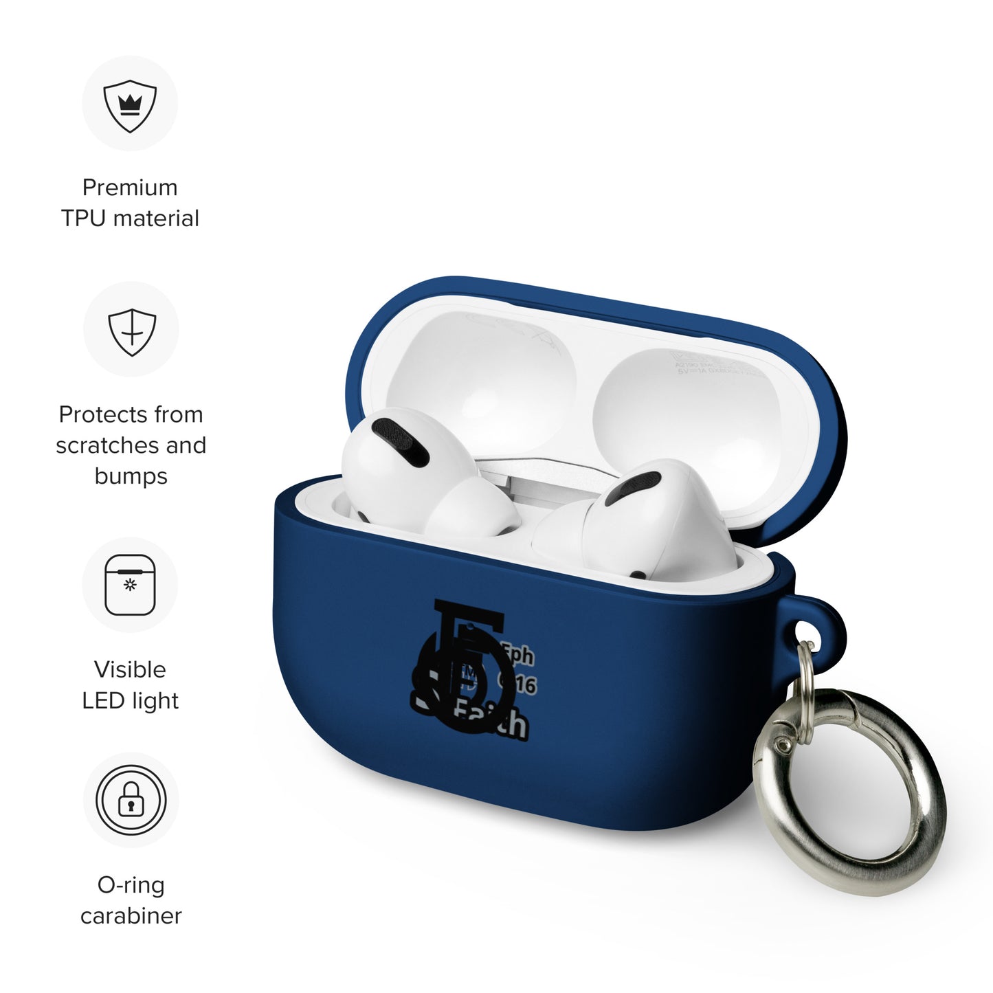 AirPods case Shield "OF" Faith [Ephesians 6:16]