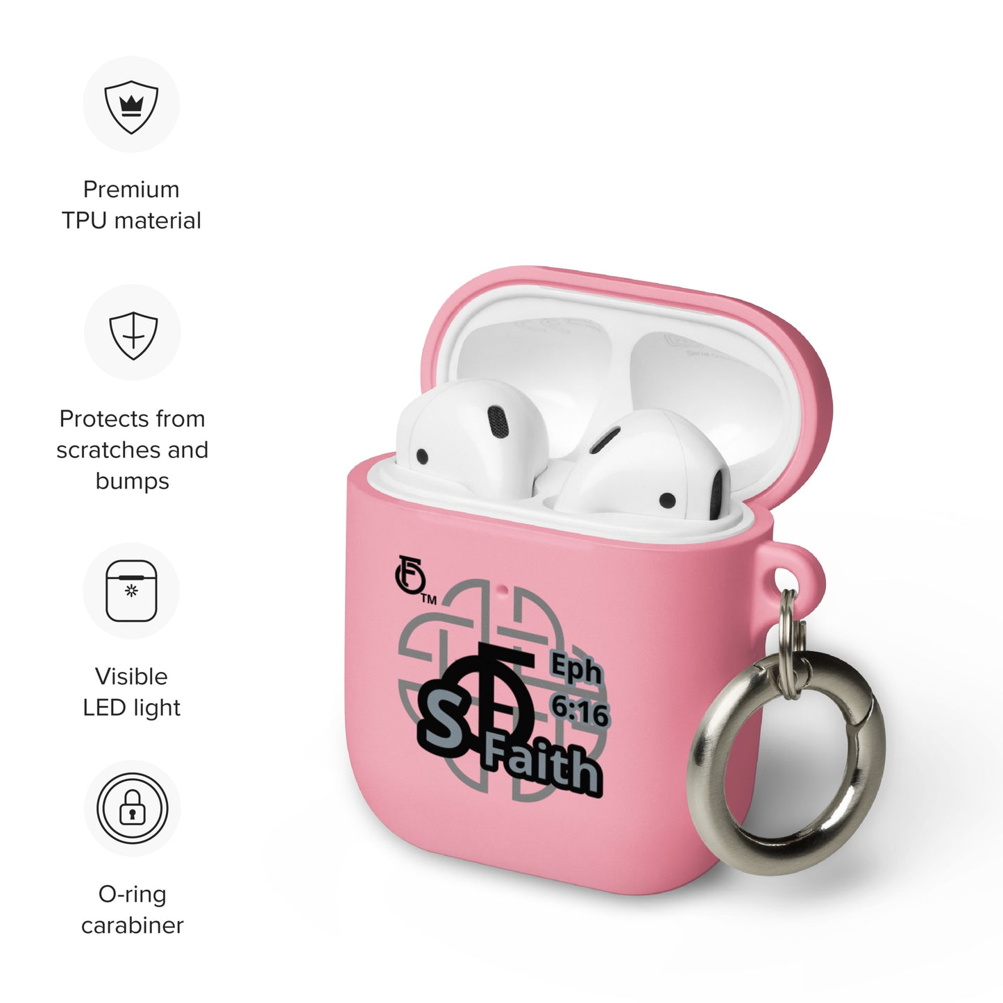 AirPods case Shield "OF" Faith [Ephesians 6:16]