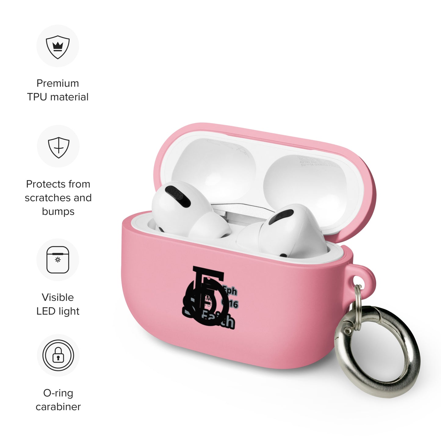 AirPods case Shield "OF" Faith [Ephesians 6:16]