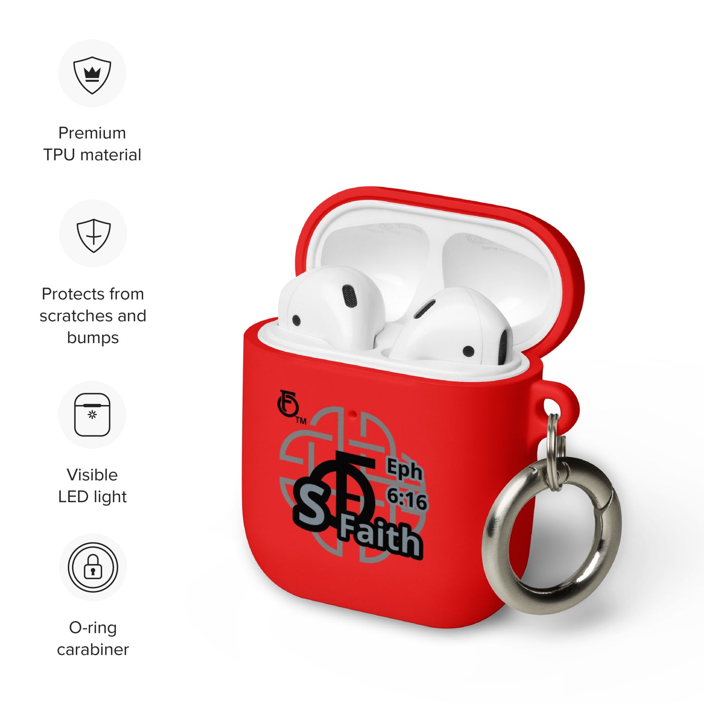 AirPods case Shield "OF" Faith [Ephesians 6:16]