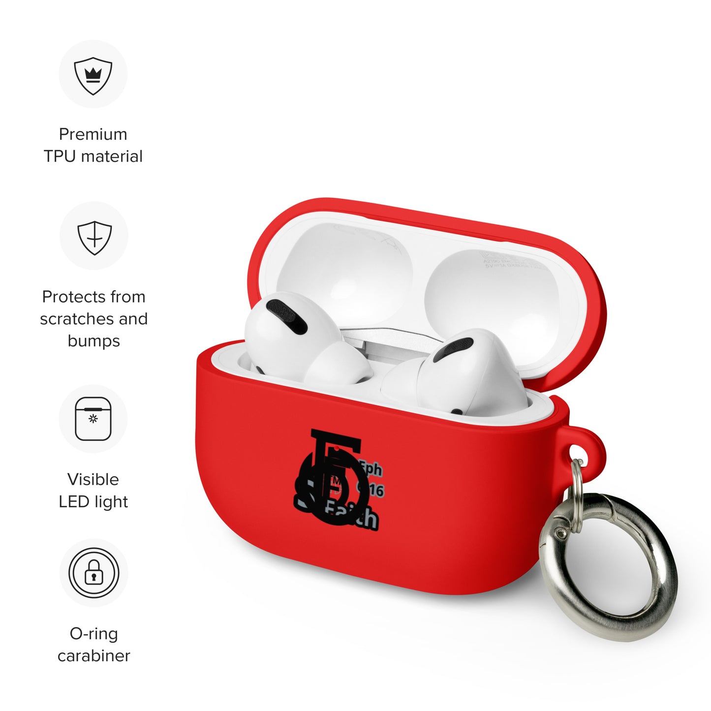 AirPods case Shield "OF" Faith [Ephesians 6:16]