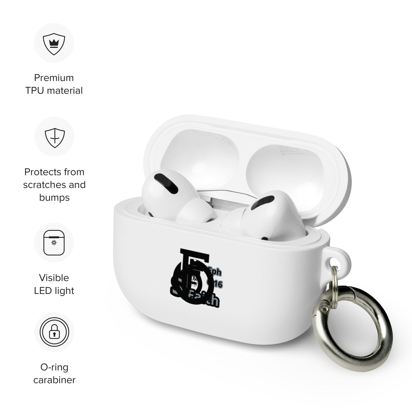 AirPods case Shield "OF" Faith [Ephesians 6:16]