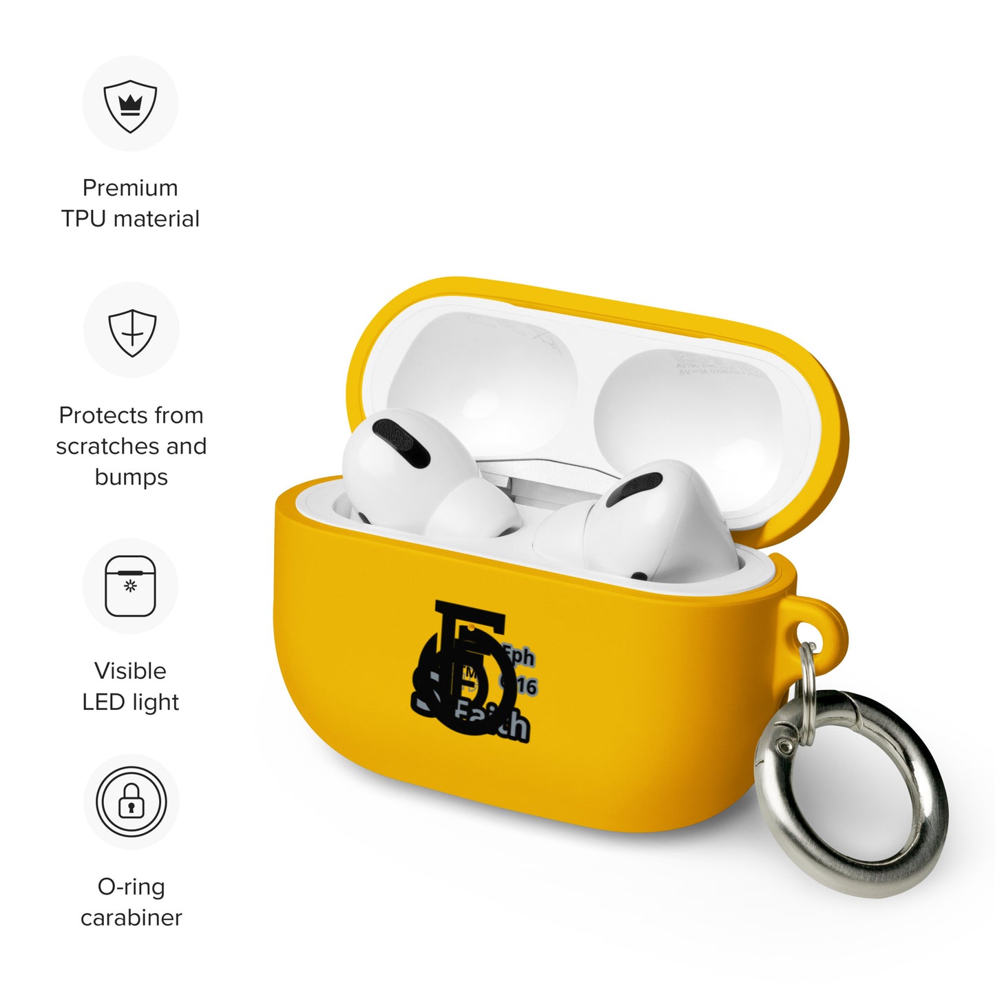 AirPods case Shield "OF" Faith [Ephesians 6:16]