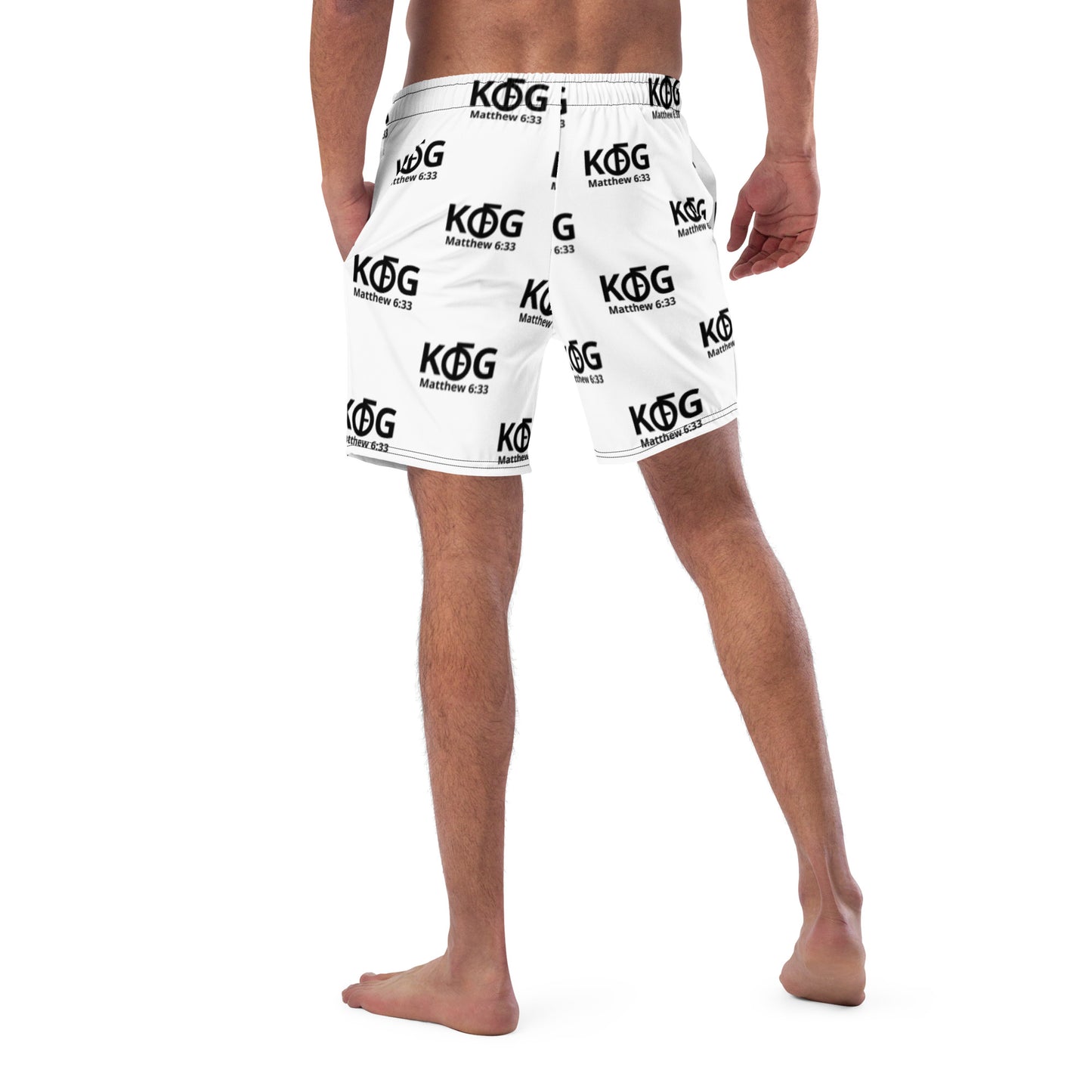 MEN Kingdom "OF" God [Matthew 6:33] swim trunks