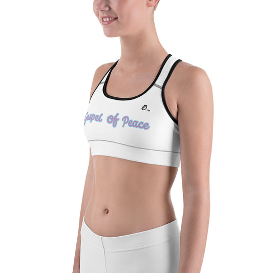 WOMEN Gospel "OF" Peace [Ephesians 6:15] Sports bra