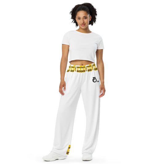 Mouth "OF" God [Matthew 4:4] All-over print unisex wide-leg pants