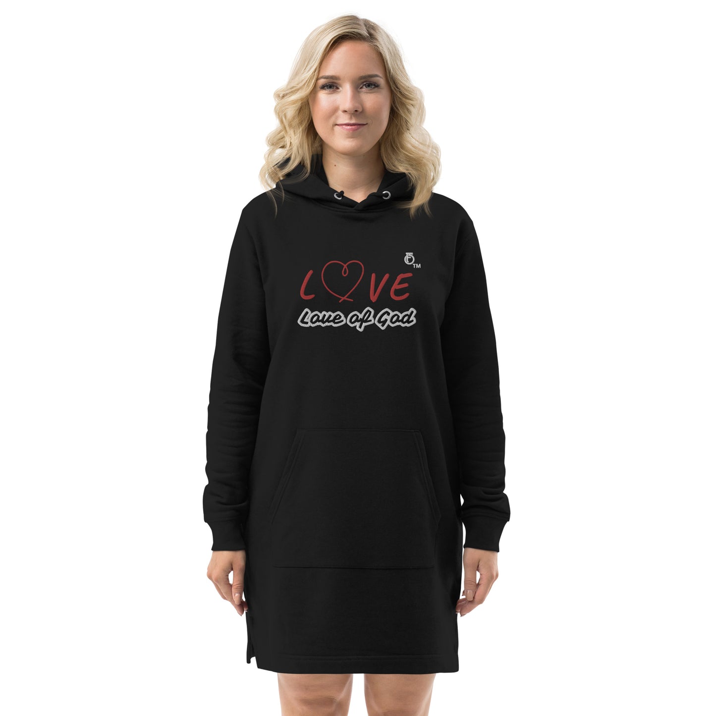 WOMEN Love "OF" God [Romans 8:39] Hoodie Dress