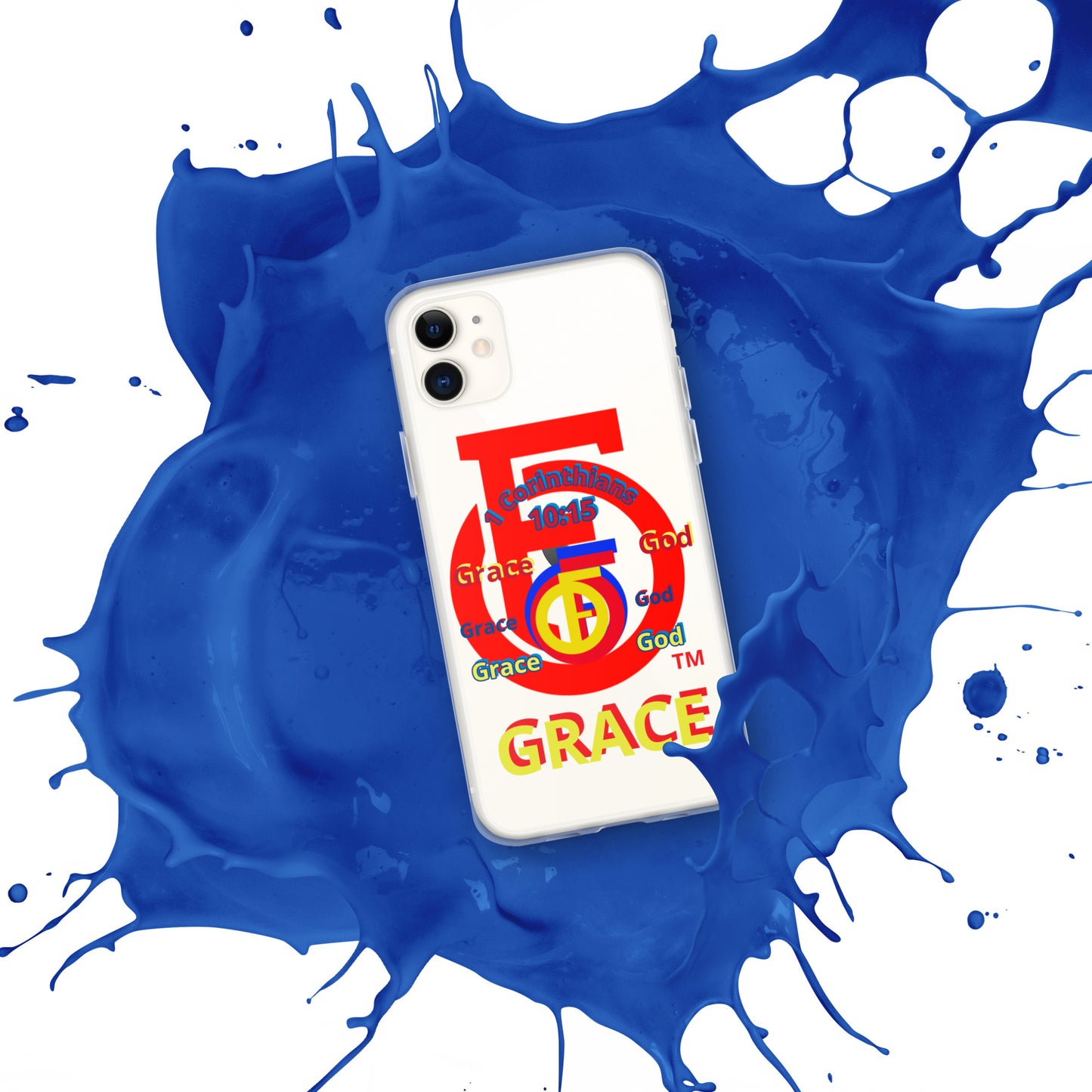 Grace "OF" God [1 Corinthians 15:10] iPhone Case