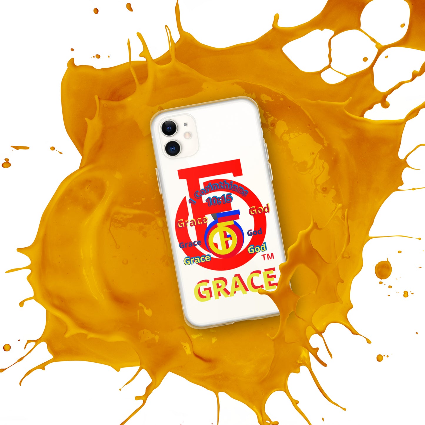 Grace "OF" God [1 Corinthians 15:10] iPhone Case