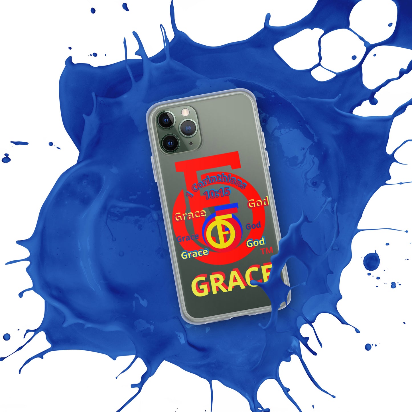 Grace "OF" God [1 Corinthians 15:10] iPhone Case
