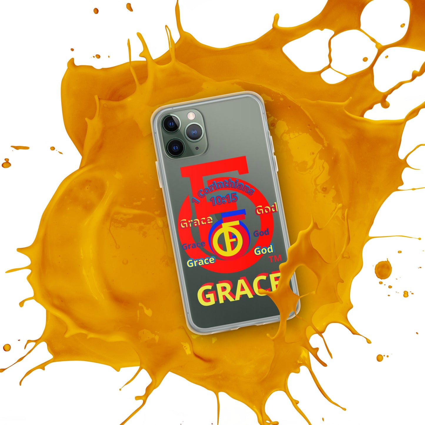 Grace "OF" God [1 Corinthians 15:10] iPhone Case