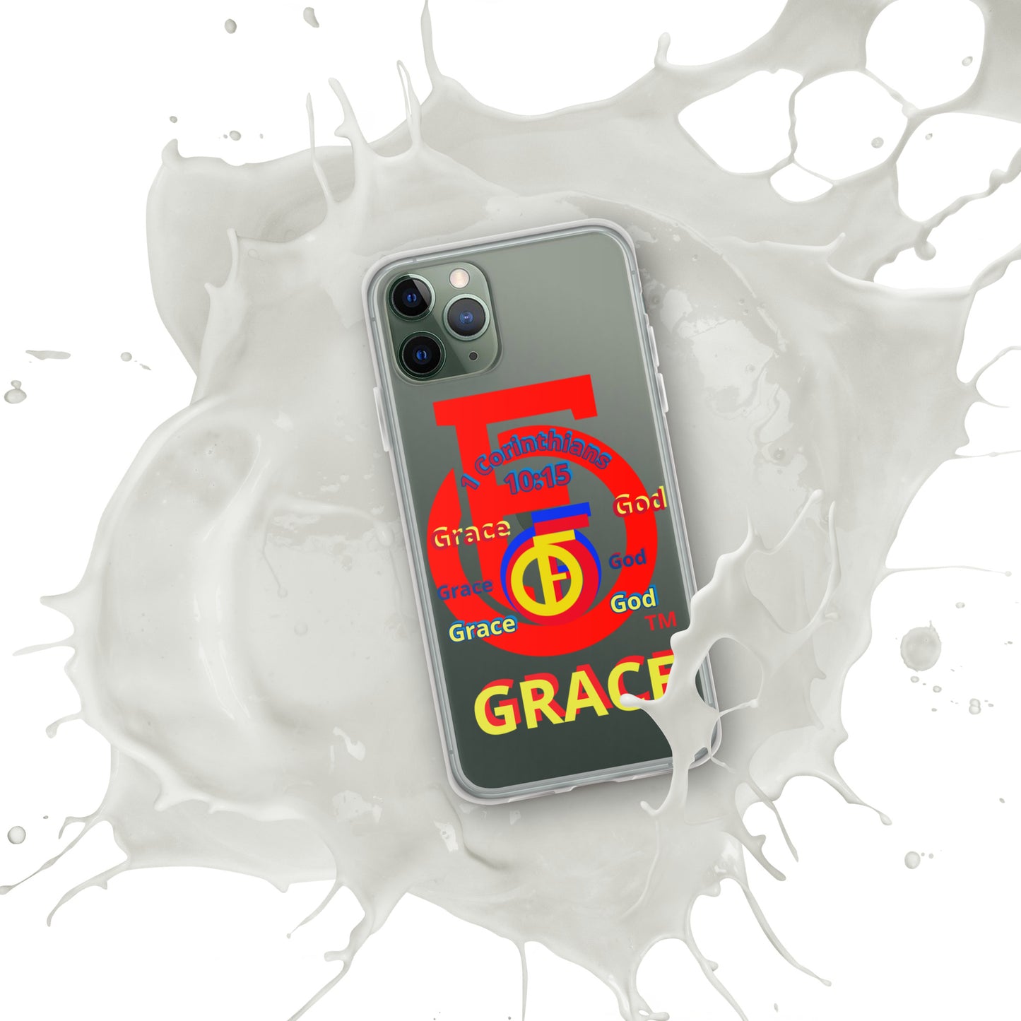 Grace "OF" God [1 Corinthians 15:10] iPhone Case