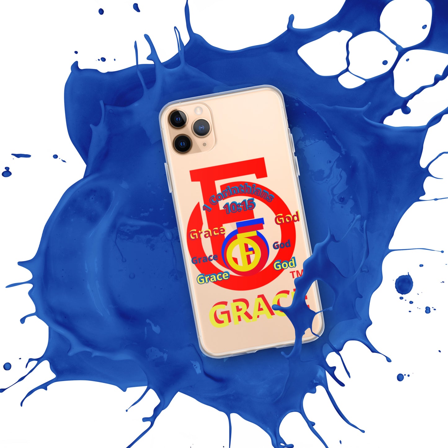 Grace "OF" God [1 Corinthians 15:10] iPhone Case