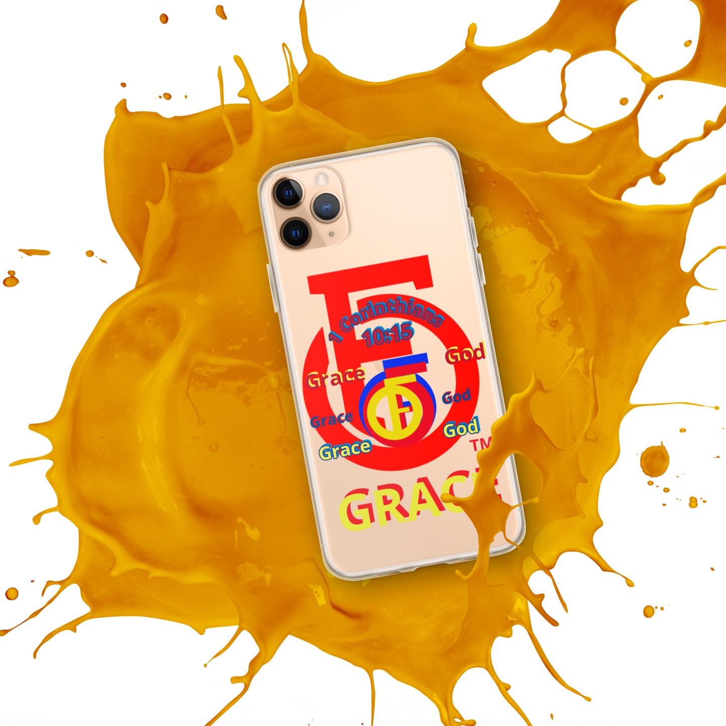 Grace "OF" God [1 Corinthians 15:10] iPhone Case