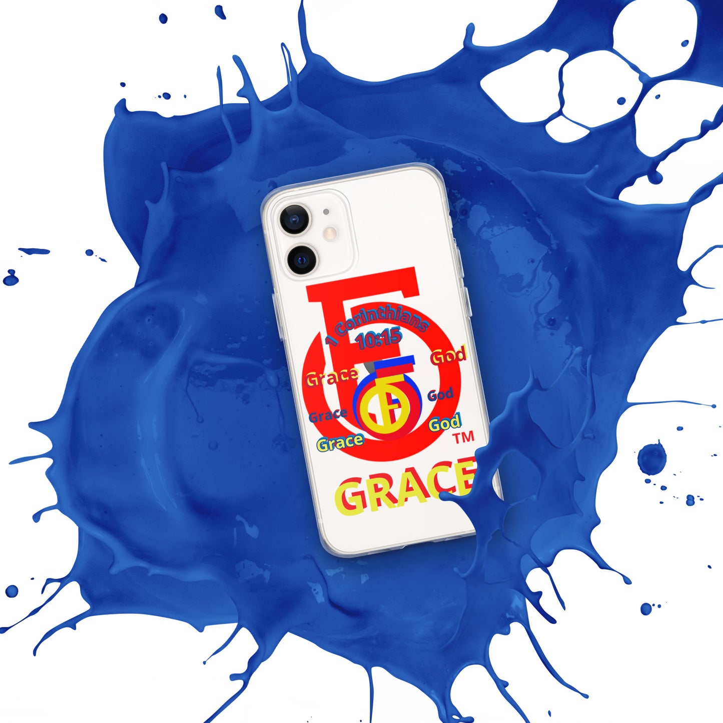 Grace "OF" God [1 Corinthians 15:10] iPhone Case