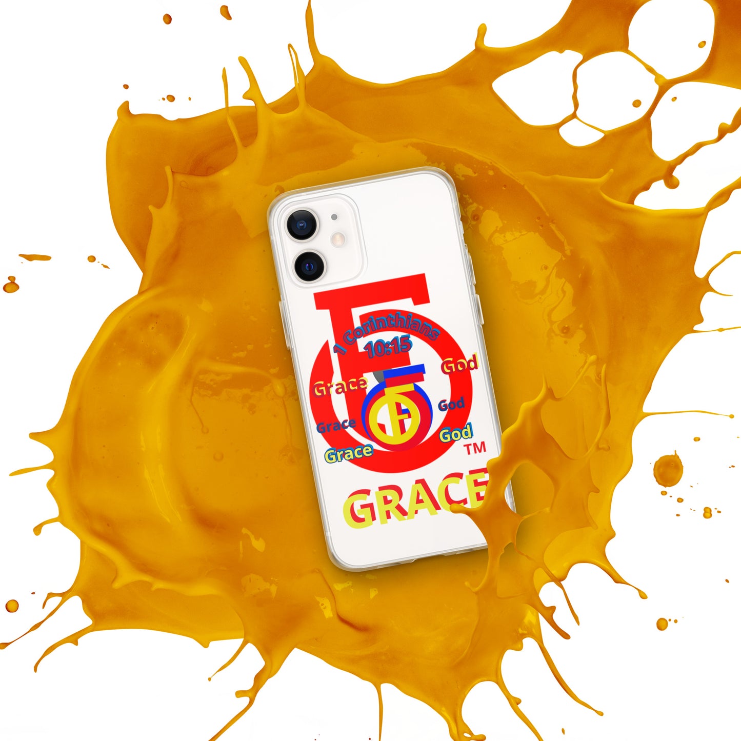 Grace "OF" God [1 Corinthians 15:10] iPhone Case