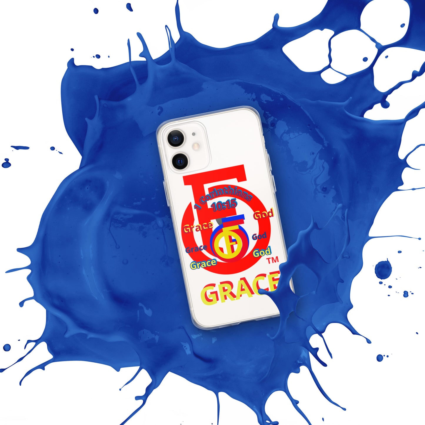 Grace "OF" God [1 Corinthians 15:10] iPhone Case