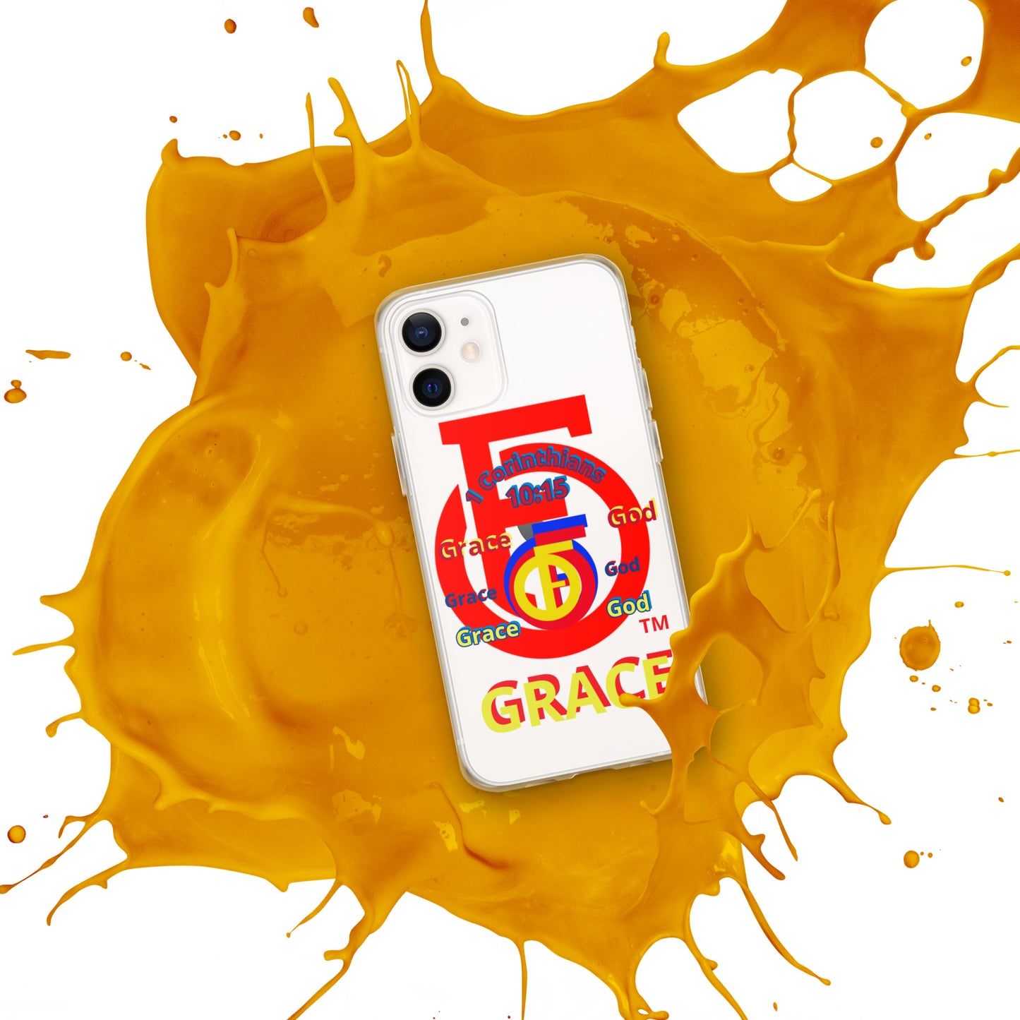 Grace "OF" God [1 Corinthians 15:10] iPhone Case