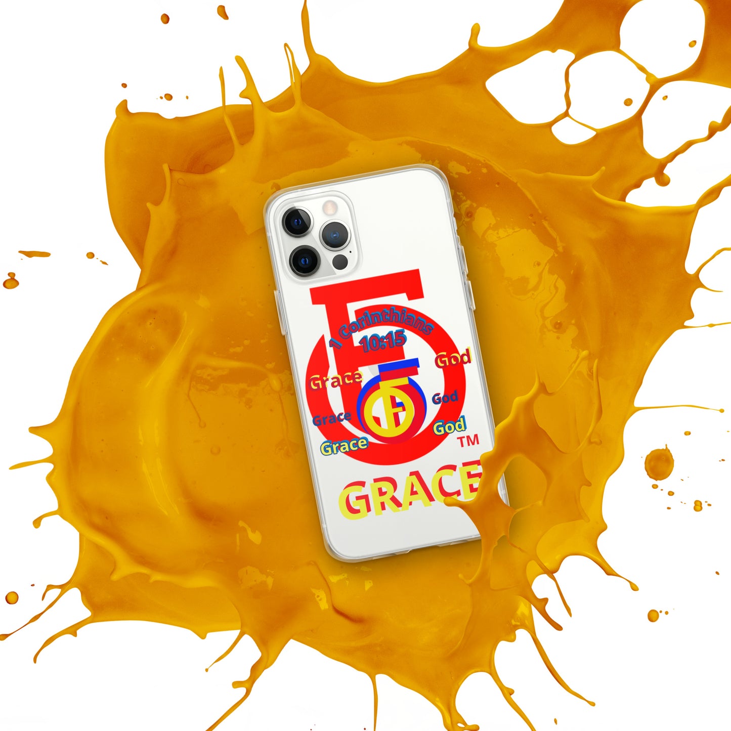 Grace "OF" God [1 Corinthians 15:10] iPhone Case