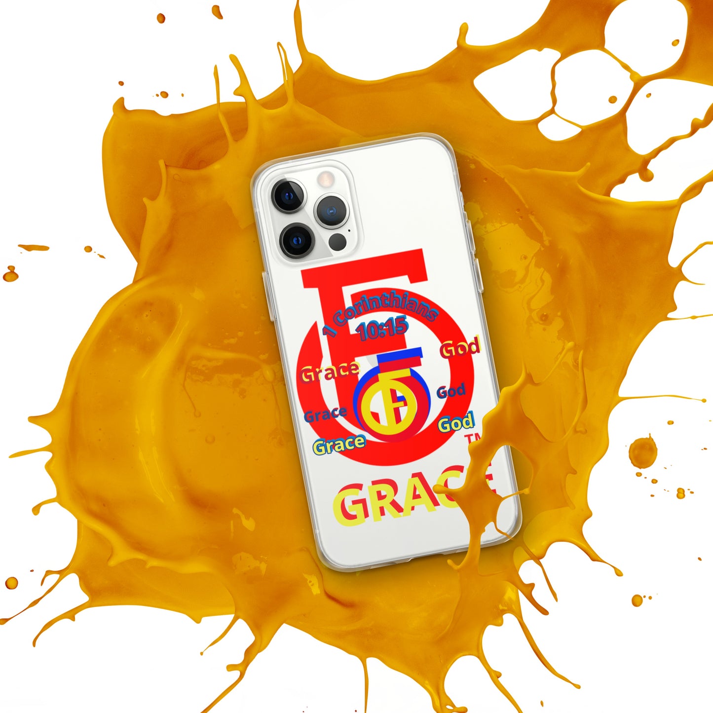 Grace "OF" God [1 Corinthians 15:10] iPhone Case