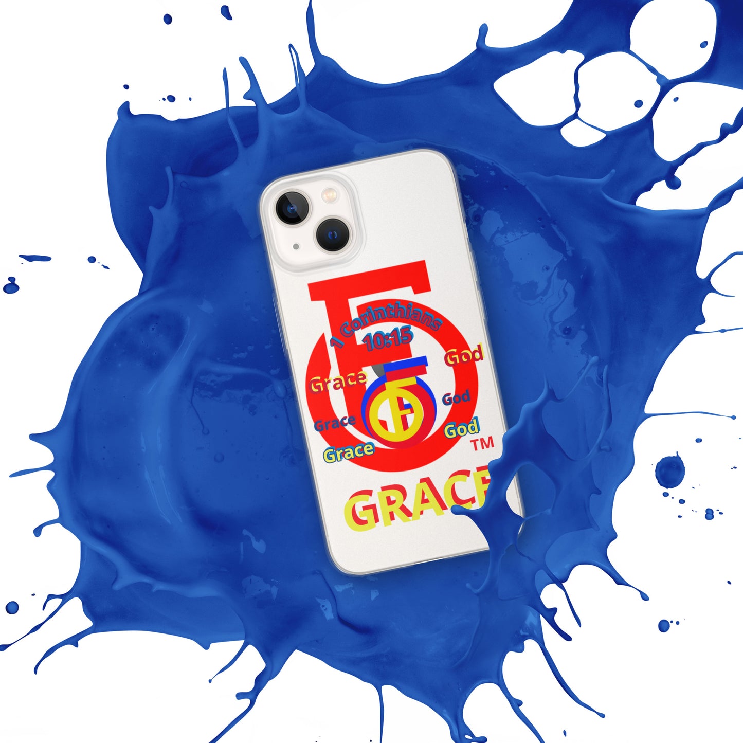 Grace "OF" God [1 Corinthians 15:10] iPhone Case