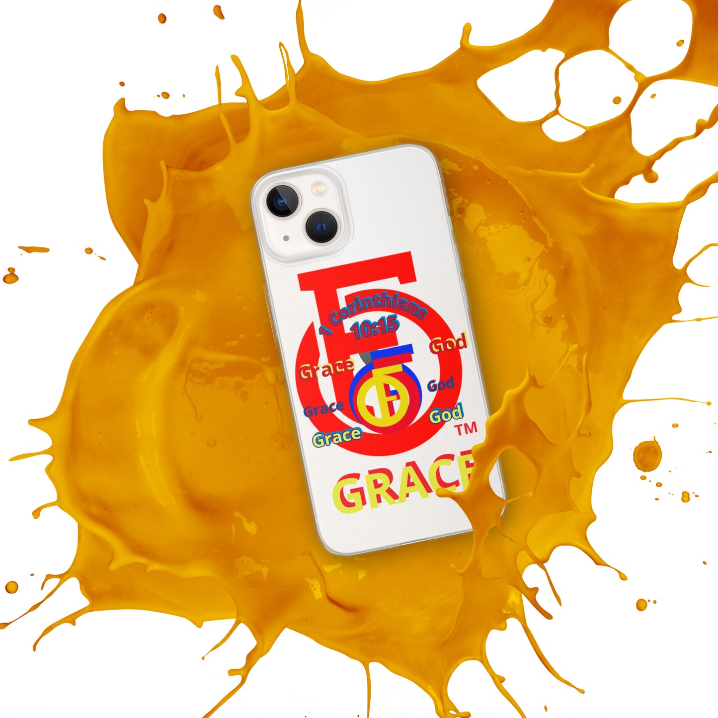 Grace "OF" God [1 Corinthians 15:10] iPhone Case