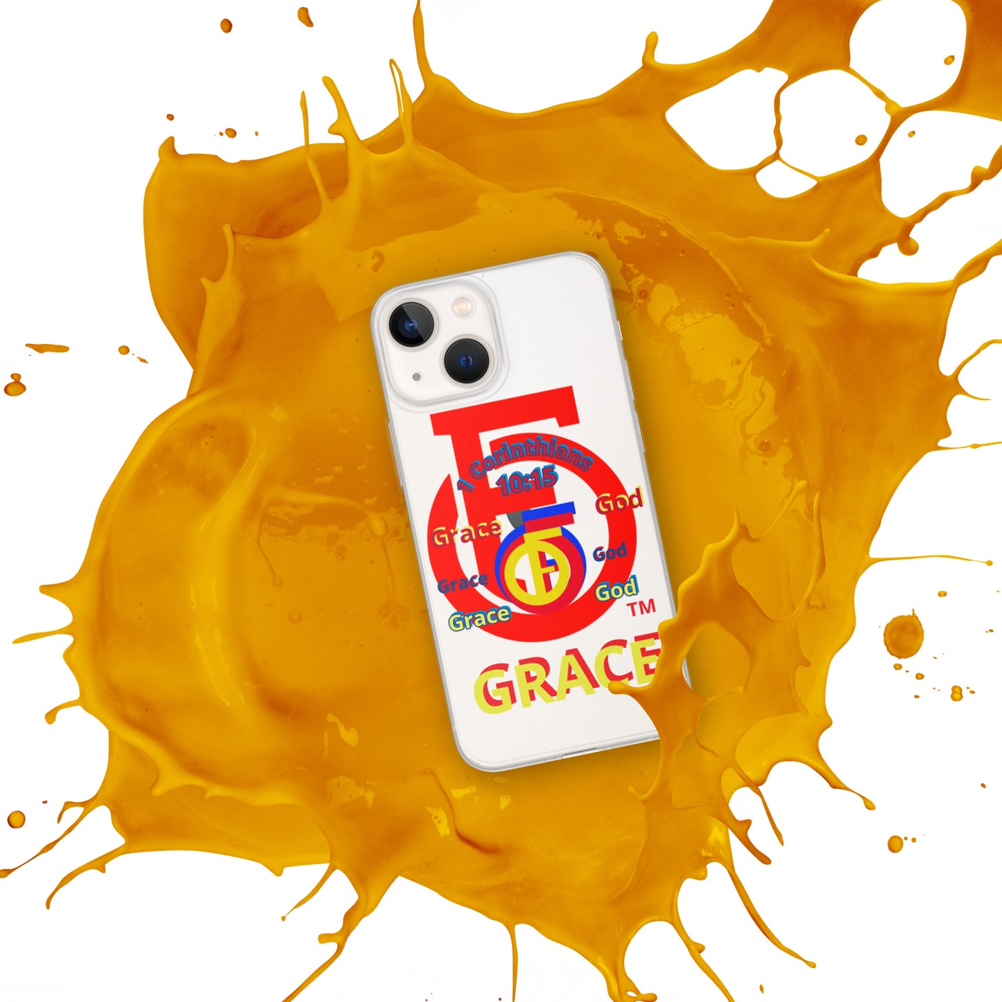 Grace "OF" God [1 Corinthians 15:10] iPhone Case