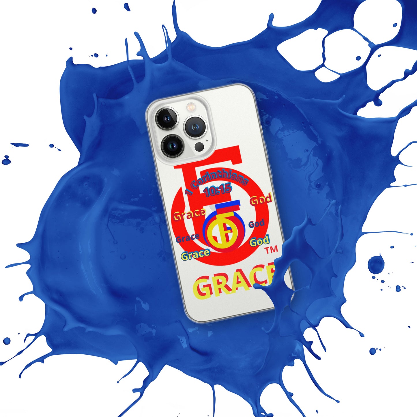 Grace "OF" God [1 Corinthians 15:10] iPhone Case