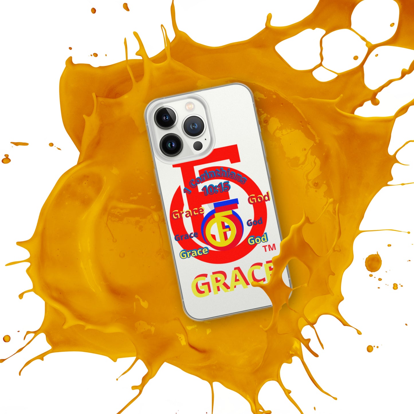 Grace "OF" God [1 Corinthians 15:10] iPhone Case