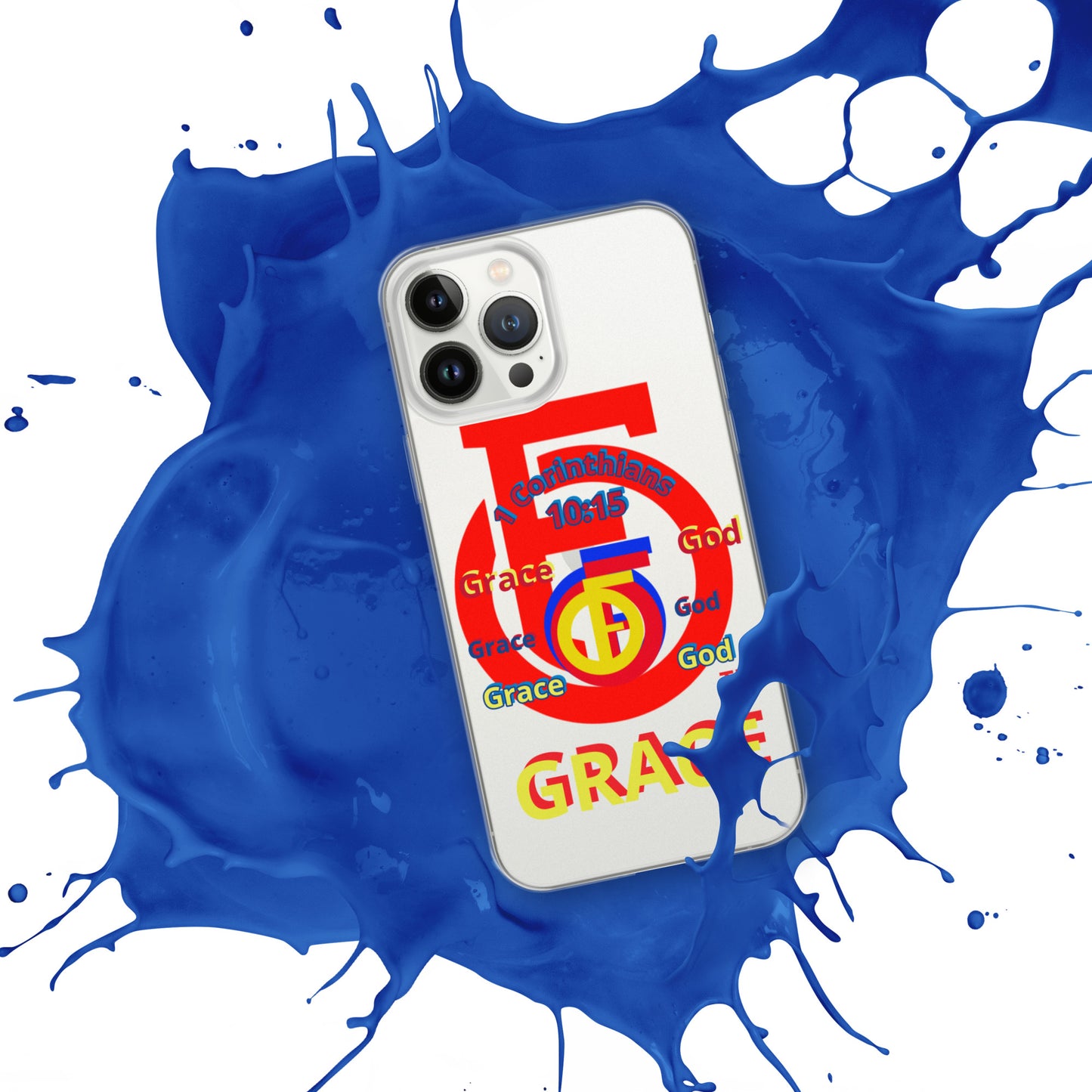 Grace "OF" God [1 Corinthians 15:10] iPhone Case