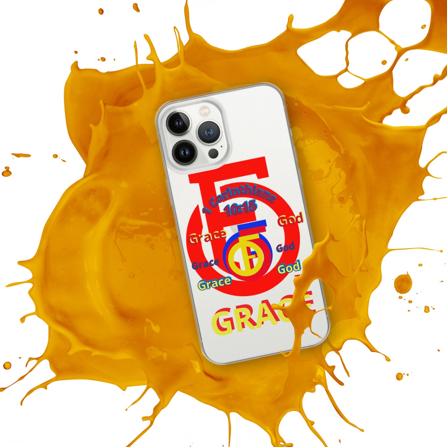 Grace "OF" God [1 Corinthians 15:10] iPhone Case