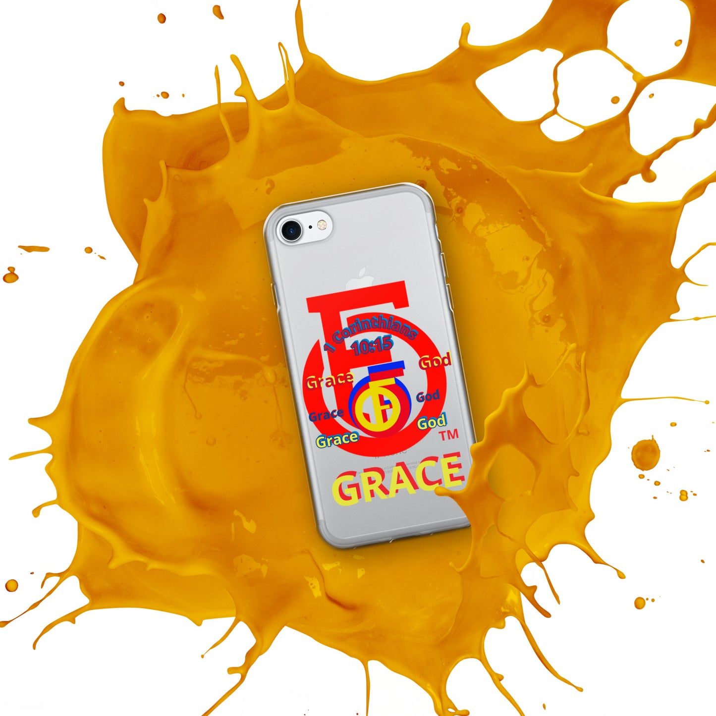Grace "OF" God [1 Corinthians 15:10] iPhone Case