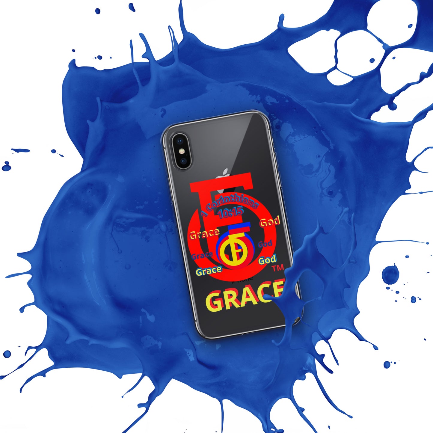 Grace "OF" God [1 Corinthians 15:10] iPhone Case