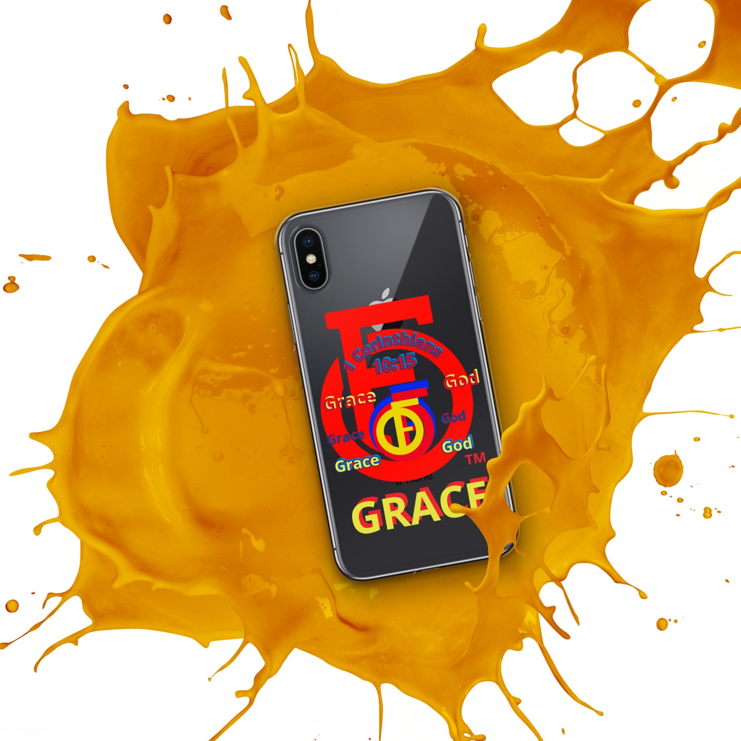 Grace "OF" God [1 Corinthians 15:10] iPhone Case