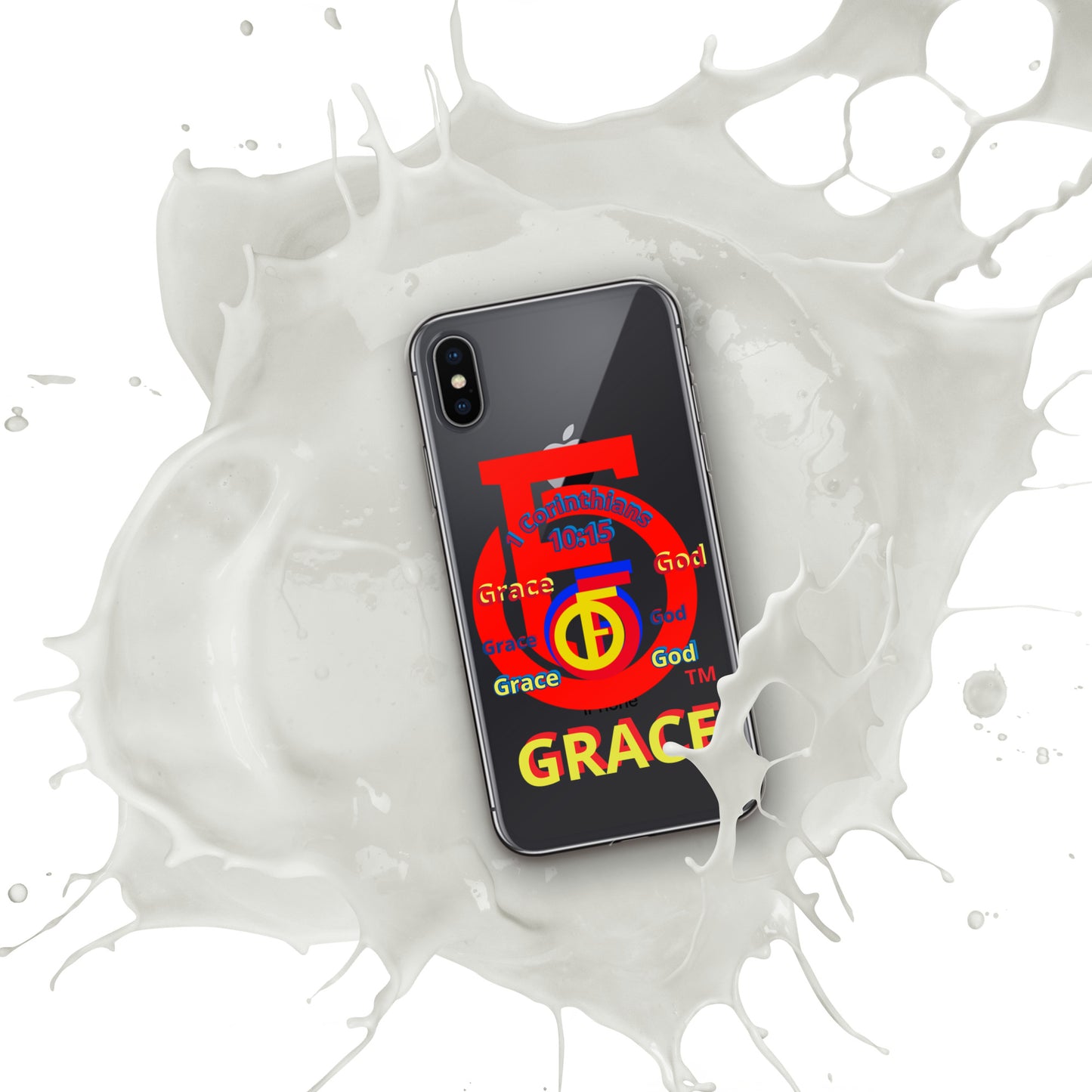 Grace "OF" God [1 Corinthians 15:10] iPhone Case