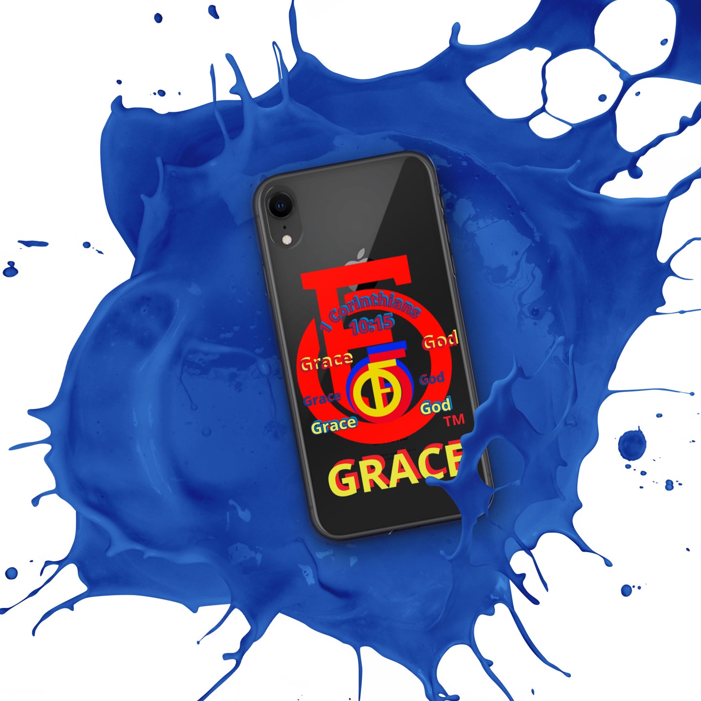 Grace "OF" God [1 Corinthians 15:10] iPhone Case