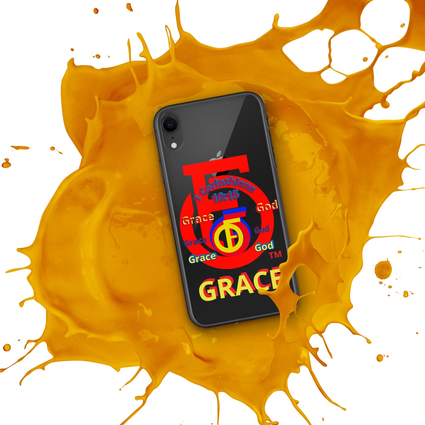 Grace "OF" God [1 Corinthians 15:10] iPhone Case