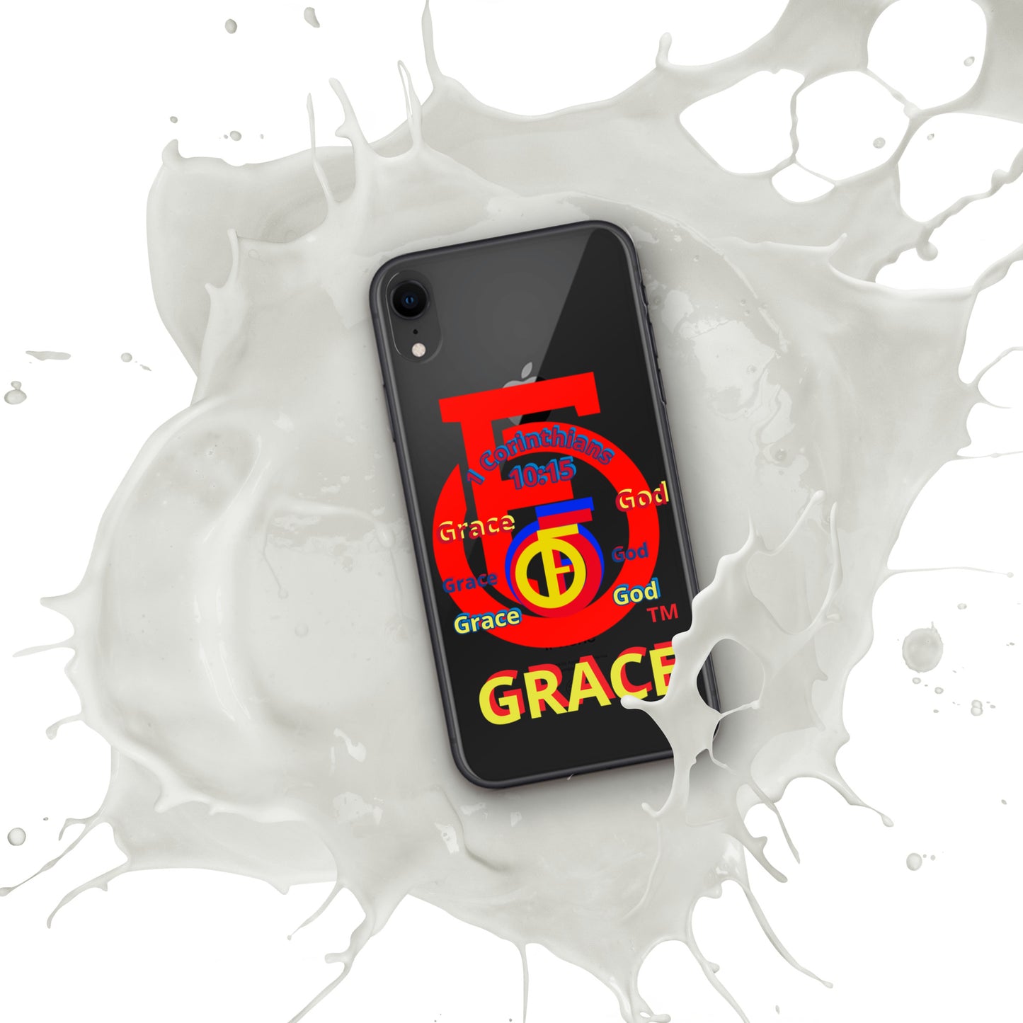 Grace "OF" God [1 Corinthians 15:10] iPhone Case